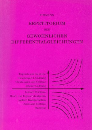 ISBN 9783923923540: Repetitorium der gewöhnlichen Differentialgleichungen