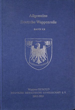 ISBN 9783924131319: Allgemeine Deutsche Wappenrolle Band XX