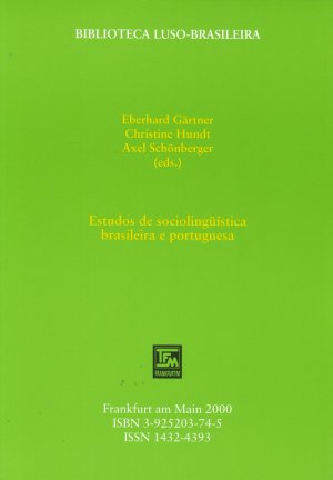 ISBN 9783925203749: Estudos de sociolingüística brasileira e portuguesa