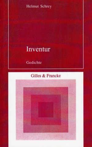 ISBN 9783925348518: Inventur – Gedichte