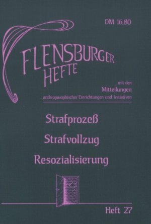 gebrauchtes Buch – Berg, Doris  – Strafprozeß, Strafvollzug, Resozialisierung.