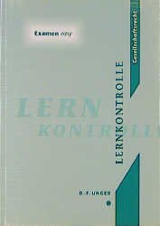 ISBN 9783926951762: Gesellschaftsrecht. Lernkontrolle