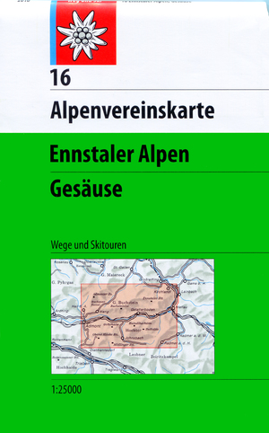 ISBN 9783928777346: Ennstaler Alpen, Gesäuse – Wege und Skitouren - 1:25.000