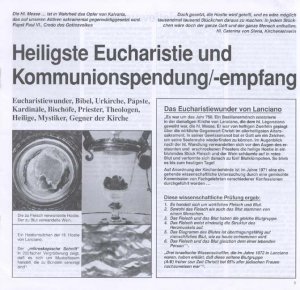 ISBN 9783929170191: Heiligste Eucharistie und Kommunionspendung /-empfang