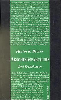 ISBN 9783929232752: Abschiedsparcours – Drei Geschichten vom Stürzen