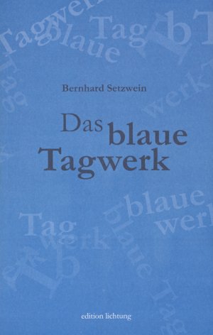 ISBN 9783929517477: Das blaue Tagwerk - Fast nichts 1997 bis 2009