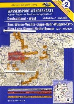 Gewässer und Radkarte Lippe Erhard Jübermann 