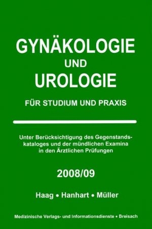 ISBN 9783929851731: Gynäkologie und Urologie - Für Studium und Praxis 2008/09