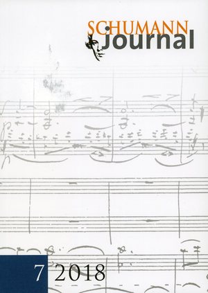 ISBN 9783931878528: Schumann Journal 7/2018