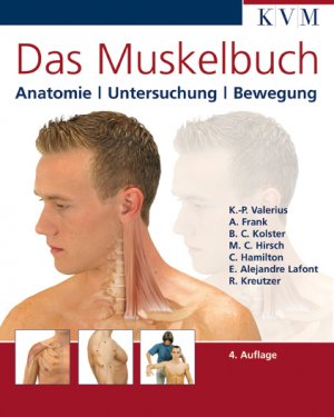 gebrauchtes Buch – Das Muskelbuch: Anatomie, Untersuchung, Bewegung (Die Muskelbuch-Reihe) Valerius, Klaus-Peter; Frank, Astrid; Kolster, Bernard C; Hirsch, Martin C; Hamilton, Christine; Lafont, Enrique Alejandre and K