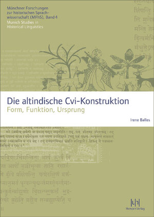 ISBN 9783934106499: Die altindische Cvi-Konstruktion - Form, Funktion, Ursprung