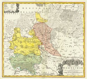 ISBN 9783934748460: Historische Karte : Grafschaft Hohnstein mit den Herrschaften Klettenberg und Lohra im Harz 1761 (Plano) - Comitatus Hohnstein nec non Dynastiarum Lohra et Klettenberg Geographica delineatio ex Originali authentico desumta, viarumque et postarum cursibus 