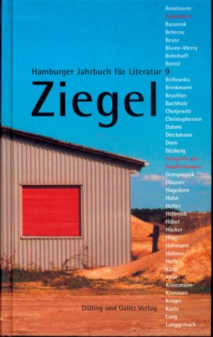 ISBN 9783935549905: Hamburger Jahrbuch für Literatur 9