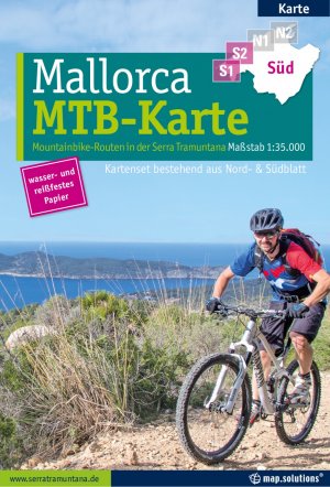 ISBN 9783935806237: Mountainbikekarte Mallorca (Kartenset mit Nord + Süd-Blatt)