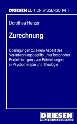 ISBN 9783936328691: Zurechnung