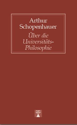 ISBN 9783936345155: Ueber die Universitäts-Philosophie