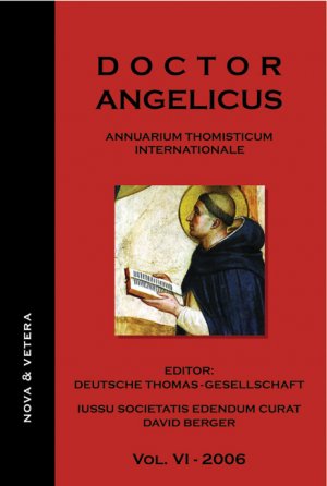 ISBN 9783936741599: Doctor Angelicus: Annuarium Thomisticum Internationale. Band VI - 2006