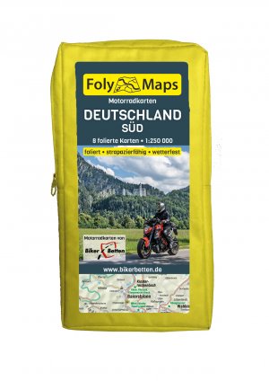 ISBN 9783937063812: FolyMaps Motorradkarten Deutschland Süd : 1:250 000