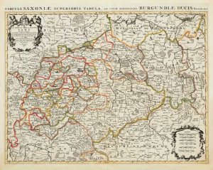 ISBN 9783937135175: Historische Karte: Sachsen - Thüringen - Anhalt 1696 (Plano) – Kartuscheninschrift: Le cercle de la Haute Saxe, ou sont compris le Duche et Eslectorat de Saxe, les Marquisats de Misnie, et de Lusace, le Landgraviat de Thuringe etc. -- a l'Usage de Monseig