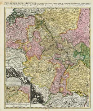 ISBN 9783937135939: Historische Karte: RHEINLAUFKARTE - der Rhein 1690 (PLANO): Theatrum Belli Rhenani Feligibus Auspicilis Strenuissimi ac Illustrissimi Danielis Wolfii ... cum privilegie Ord. Holland: et Westfrisiae