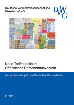 ISBN 9783937877112: Neue Tarifmodelle im Öffentlichen Personennahverkehr - Verbundworkshop für die Deutschen Bundesländer am 3. November 2004 in Kassel