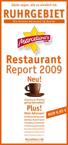 ISBN 9783937878782: Marcellino's Restaurant Report / Ruhrgebiet 2009/2010