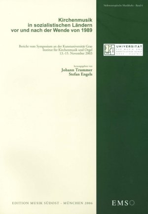 ISBN 9783939041092: Kirchenmusik in sozialistischen Ländern vor und nach der Wende von 1989 - Bericht vom Symposium an der Kunstuniversität Graz. Institut für Kirchenmusik und Orgel. 13.-15.11.2003