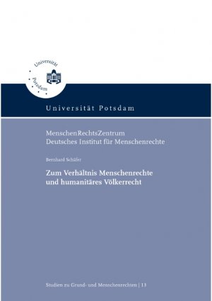 ISBN 9783939469162: Zum Verhältnis Menschenrechte und humanitäres Völkerrecht