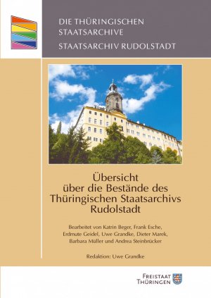 ISBN 9783939718628: Übersicht über die Bestände des Thüringischen Staatsarchivs Rudolstadt