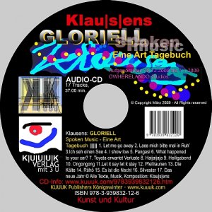 ISBN 9783939832126: Gloriell - Spoken Music - Eine Art Tagebuch