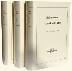 gebrauchtes Buch – Samuel Hahnemann – Hahnemanns Arzneimittellehre ( 3 Bände )