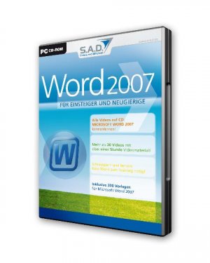 neues Buch – NEU, OVP - WORD 2007 für Einsteiger und Neugierige, 1 CD-ROM Alle Videos auf CD: Microsoft Word 2007 kennenlernen! Mehr als 30 Videos mit über einer Stunde Videomaterial! Inklusive 300 Vorlagen für Microsoft Word 2007