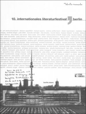 ISBN 9783940384362: 10. internationales literaturfestival berlin / Berliner Festspiele / Charles Fischer Pancake / Taschenbuch / 264 S. / Deutsch / 2010 / Vorwerk 8 / EAN 9783940384362