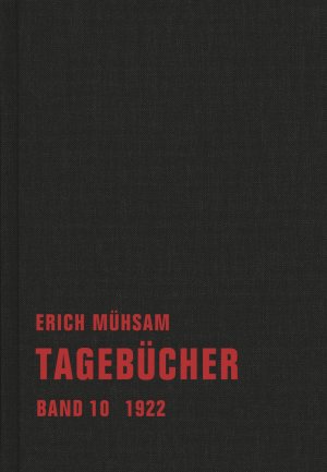 ISBN 9783940426864: Tagebücher - Band 10. 1922