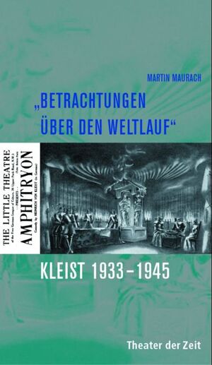 ISBN 9783940737120: Betrachtungen über den Weltlauf Taschenbuch Mängelexemplar von Martin Maurach