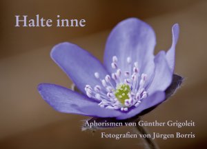 gebrauchtes Buch – Günther Grigoleit – Halte inne - "Aphorismen von Günther Grigoleit, Fotografien von Jürgen Borris