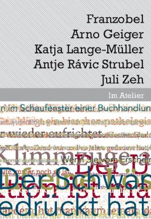 ISBN 9783941295001: Im Atelier. Beiträge zur Poetik der Gegenwartsliteratur 07/08 / Im Atelier - Beiträge zur Poetik der Gegenwartsliteratur