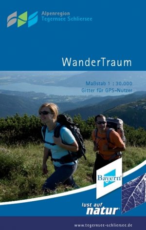 ISBN 9783941339002: WanderTraum – Wanderkarte der südlichen Alpenregion Tegernsee Schliersee. 1:30000