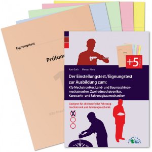 gebrauchtes Buch – Guth, Kurt; Mery – Der Einstellungstest / Eignungstest zur Ausbildung zum Kfz-Mechatroniker, Mechaniker für Land- und Baumaschinentechnik, Zweiradmechatroniker, Karosserie- und Fahrzeugbaumechaniker - Geeignet für alle Berufe der Fahrzeugmechatronik und Fahrzeugmechanik