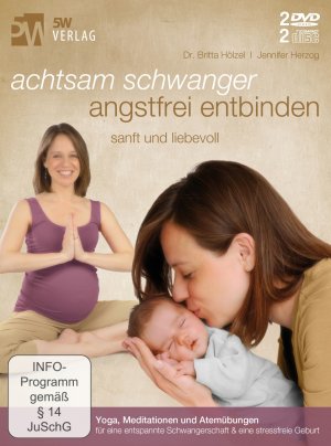 gebrauchter Film – Achtsam schwanger, angstfrei entbinden (Mentale und körperliche Geburtsvorbereitung) [2 DVDs & 2 CDs]