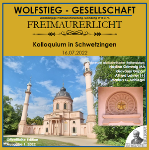 ISBN 9783942187480: Freimaurerische Inhalte des Schlossgartens in Schwetzingen (Teil III) - Kolloquium in Schwetzingen 16. Juli 2022