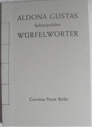 ISBN 9783942280242: Würfelwörter - Splittergedichte