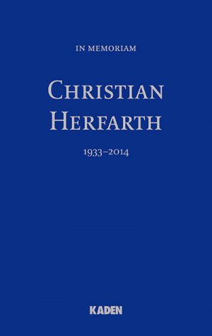 ISBN 9783942825313: In Memoriam Christian Herfarth - 1933 - 2014