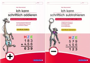 ISBN 9783946904410: Ich kann schriftlich addieren und subtrahieren - 2 Arbeitshefte im Set - Schülerarbeitsheft für die 3. und 4. Klasse - Aufgabensammlung zur schriftlichen Addition und Subtraktion mit ansteigendem Schwierigkeitsgrad