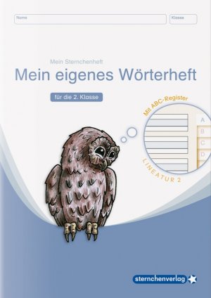 ISBN 9783946904434: Mein eigenes Wörterheft - Lineatur 2 mit seitlichem ABC-Register - Mein Sternchenheft für die 2. Klasse