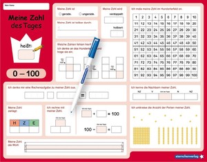 ISBN 9783946904885: Meine Zahl des Tages 0-100 - wiederbeschreibbare Lerntafel mit Stift - Mathematik – Für die 1. und 2. Klasse - Im großen Format, trocken abwischbar