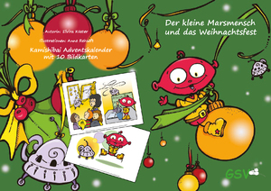 ISBN 9783948113247: Kamishibai Adventskalender: Der kleine Marsmensch und das Weihnachtsfest - 10 Bildkarten DIN A4 plus Leseheft