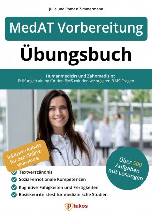 ISBN 9783948144630: MedAT Vorbereitung Übungsbuch - Über 500 Aufgaben mit Lösungen zum Üben | Humanmedizin und Zahnmedizin: Prüfungstraining für den BMS mit den wichtigsten BMS-Fragen