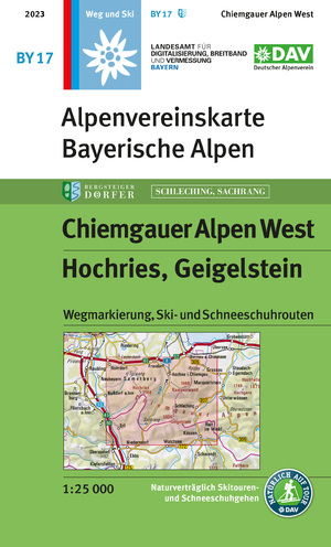 ISBN 9783948256265: Chiemgauer Alpen West, Hochries, Geigelstein – Topographische Karte 1:25.000 mit Wegmarkierung, Ski- und Schneeschuhrouten