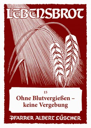 ISBN 9783949137105: Ohne Blutvergießen keine Vergebung - Hebräer 9,22